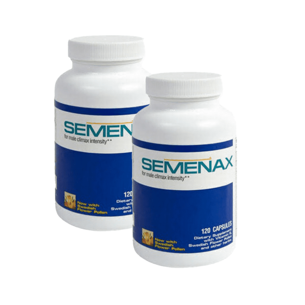 Semenax 120 Capsules – Advanced Male Performance Supplement with Vitamin E & Swedish Flower Pollen