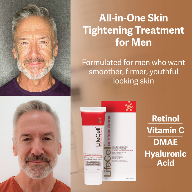 LifeCell All-In-One Anti-Aging Cream – Reduces Wrinkles, Fine Lines & Dark Circles - 2.54 oz