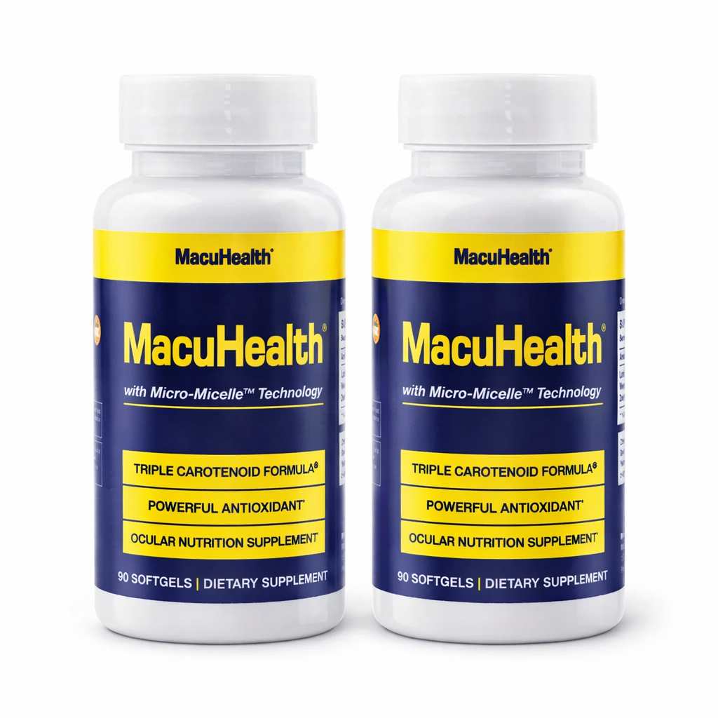 Macuhealth Triple Carotenoid Formula - Eye Vitamins for Adults - 90 Softgels, 3 Month Supply