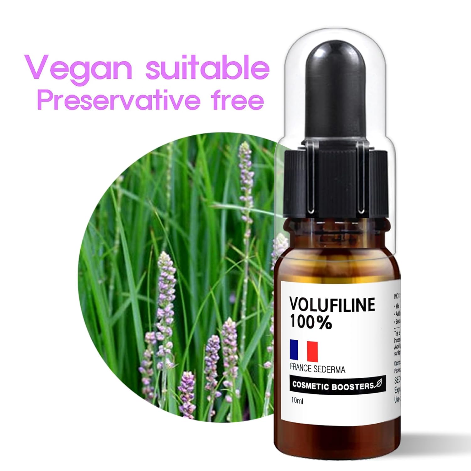 Volufiline 100 % 10ml Cosmetic Ingredient100%. Volufiline Ampoule France SEDERMA | Cosmetic Grade | For face and body Improve Skin Elasticity, Wrinkle Improvement