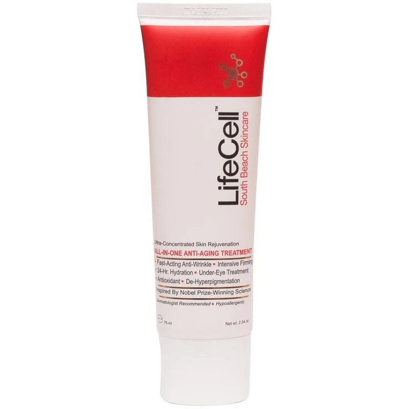 LifeCell All-In-One Anti-Aging Cream – Reduces Wrinkles, Fine Lines & Dark Circles - 2.54 oz