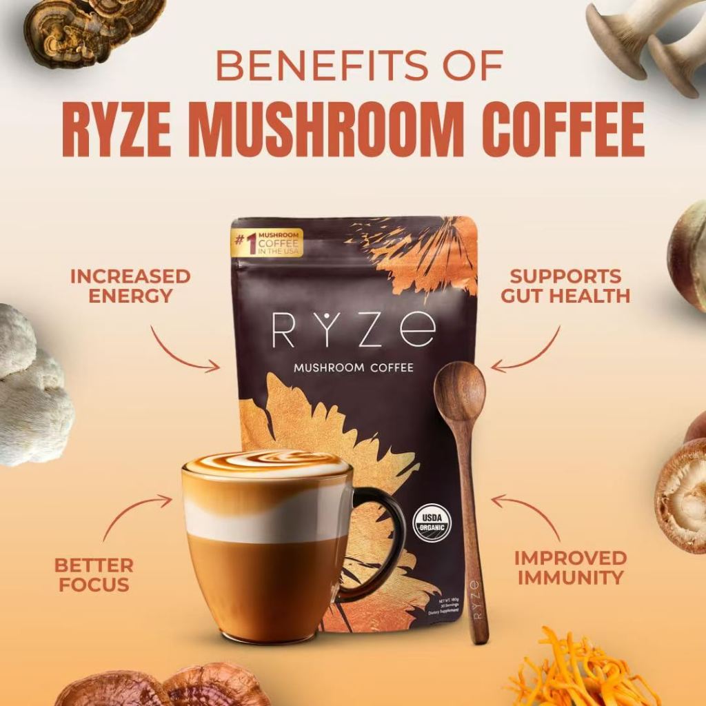 RYZE Mushroom coffee | 30 servings