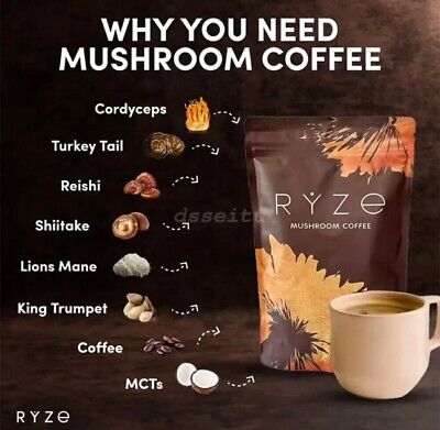 RYZE Mushroom coffee | 3 pack